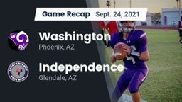 Recap: Washington  vs. Independence  2021