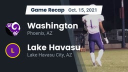 Recap: Washington  vs. Lake Havasu  2021