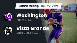 Recap: Washington  vs. Vista Grande  2021