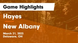 Hayes  vs New Albany  Game Highlights - March 21, 2023