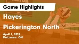 Hayes  vs Pickerington North  Game Highlights - April 1, 2024