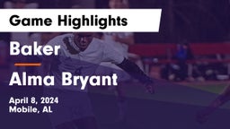 Baker  vs Alma Bryant  Game Highlights - April 8, 2024