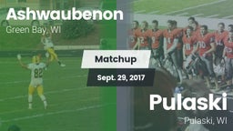 Matchup: Ashwaubenon High Sch vs. Pulaski  2017