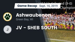 Recap: Ashwaubenon  vs. JV - SHEB SOUTH 2019