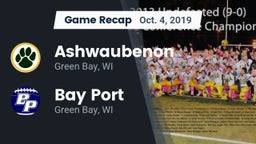 Recap: Ashwaubenon  vs. Bay Port  2019