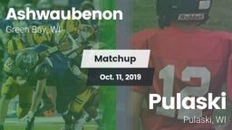 Matchup: Ashwaubenon High Sch vs. Pulaski  2019