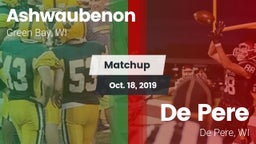Matchup: Ashwaubenon High Sch vs. De Pere  2019