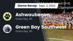 Recap: Ashwaubenon  vs. Green Bay Southwest  2022