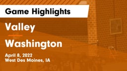 Valley  vs Washington  Game Highlights - April 8, 2022