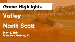 Valley  vs North Scott  Game Highlights - May 3, 2024