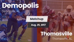 Matchup: Demopolis High vs. Thomasville  2017