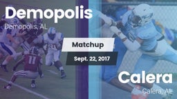 Matchup: Demopolis High vs. Calera  2017