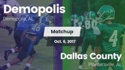 Matchup: Demopolis High vs. Dallas County  2017