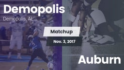 Matchup: Demopolis High vs. Auburn 2017