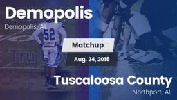 Matchup: Demopolis High vs. Tuscaloosa County  2018