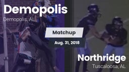 Matchup: Demopolis High vs. Northridge  2018
