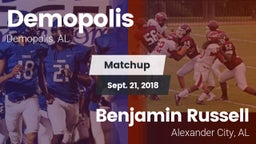 Matchup: Demopolis High vs. Benjamin Russell  2018