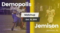 Matchup: Demopolis High vs. Jemison  2018