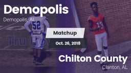 Matchup: Demopolis High vs. Chilton County  2018
