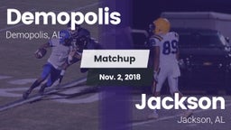 Matchup: Demopolis High vs. Jackson  2018