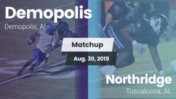 Matchup: Demopolis High vs. Northridge  2019