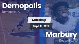 Matchup: Demopolis High vs. Marbury  2019
