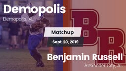 Matchup: Demopolis High vs. Benjamin Russell  2019