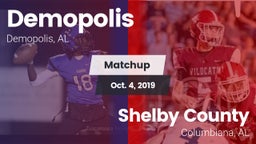 Matchup: Demopolis High vs. Shelby County  2019