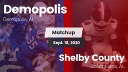 Matchup: Demopolis High vs. Shelby County  2020