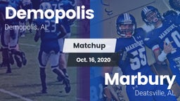 Matchup: Demopolis High vs. Marbury  2020