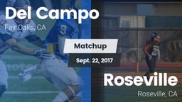 Matchup: Del Campo High vs. Roseville  2017