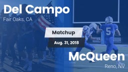 Matchup: Del Campo High vs. McQueen  2018