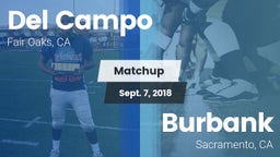 Matchup: Del Campo High vs. Burbank  2018