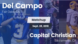 Matchup: Del Campo High vs. Capital Christian  2018