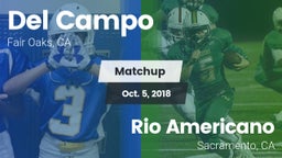 Matchup: Del Campo High vs. Rio Americano  2018