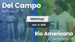 Matchup: Del Campo High vs. Rio Americano  2019