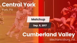 Matchup: Central York High vs. Cumberland Valley  2017