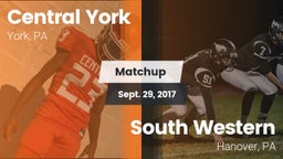 Matchup: Central York High vs. South Western  2017
