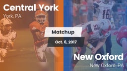 Matchup: Central York High vs. New Oxford  2017