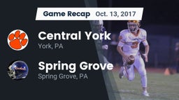 Recap: Central York  vs. Spring Grove  2017