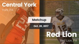 Matchup: Central York High vs. Red Lion  2017