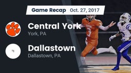 Recap: Central York  vs. Dallastown  2017
