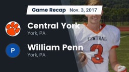 Recap: Central York  vs. William Penn  2017