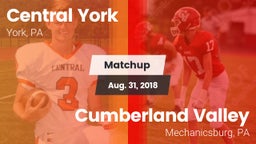 Matchup: Central York High vs. Cumberland Valley  2018