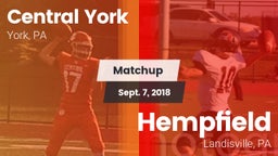 Matchup: Central York High vs. Hempfield  2018