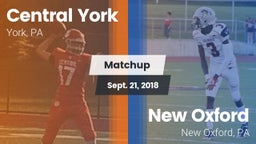 Matchup: Central York High vs. New Oxford  2018