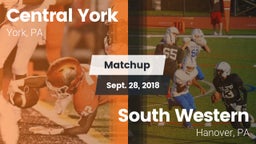 Matchup: Central York High vs. South Western  2018
