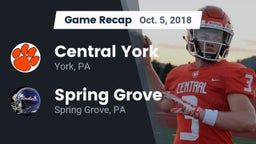 Recap: Central York  vs. Spring Grove  2018