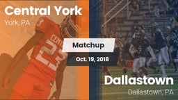 Matchup: Central York High vs. Dallastown  2018