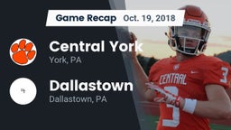 Recap: Central York  vs. Dallastown  2018